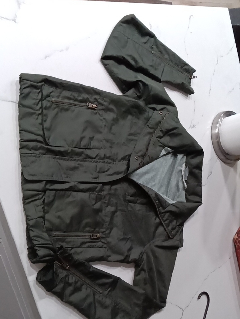 Women's Athleta X-small Green Windbreaker